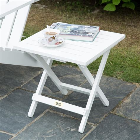Djl Wood Folding Patio Side Table Review Garden Furniture Guide