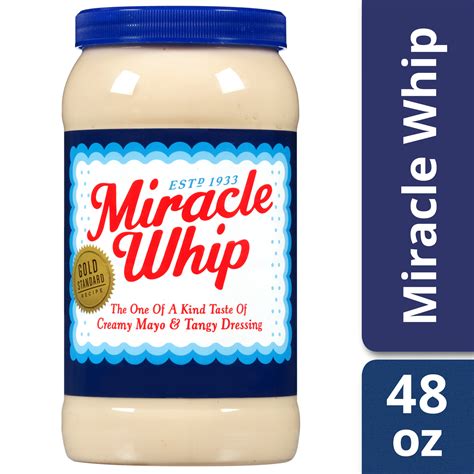 Miracle Whip Original Dressing 48 fl oz Jar - Walmart.com - Walmart.com