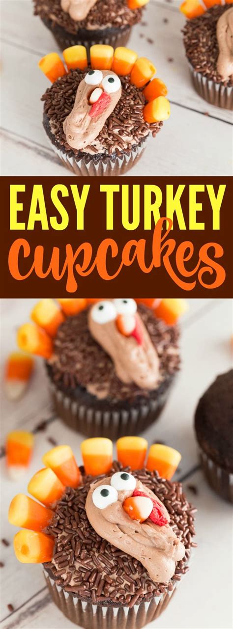 Here Is An Easy Turkey Cupcakes Recipe For Thanksgiving This Fun