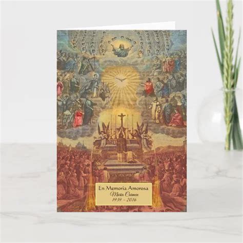 Catholic Spanish Thank You Condolences Religious Card Zazzle