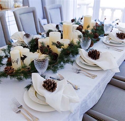 Pottery Barn tablescape. (With images)  Christmas table, Holiday table