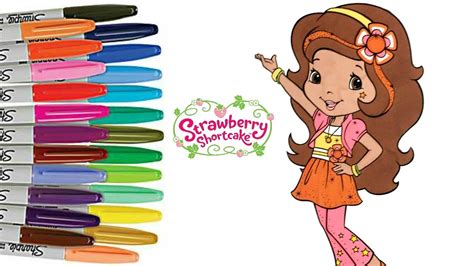 Some blossom coloring may be available for free. Strawberry Shortcake Coloring Book ORANGE BLOSSOM How to ...