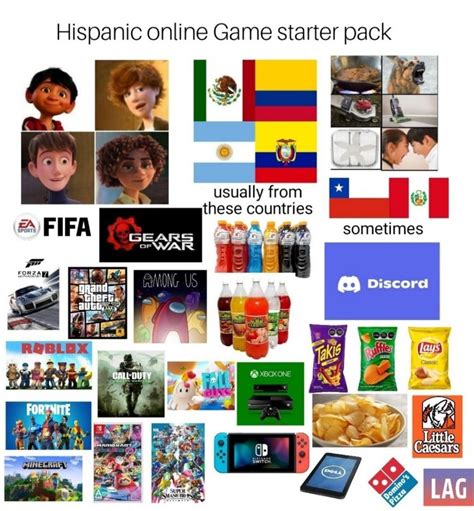 Hispanic Online Game Starter Pack Starterpacks