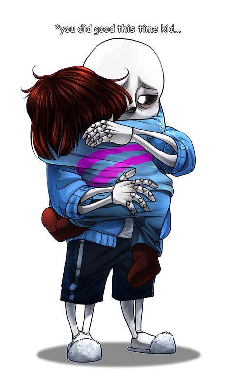 sans and frisk by skyrore1999 on deviantart