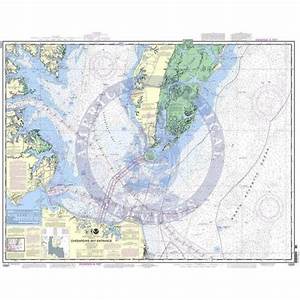 Noaa Nautical Chart 12221 Chesapeake Bay Entrance Amnautical