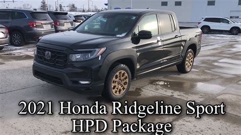 2021 Honda Ridgeline Sport Hpd Package Honda Performance Development