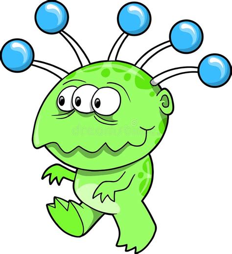 Alien Vector Illustration Royalty Free Stock Photography Image 9670447