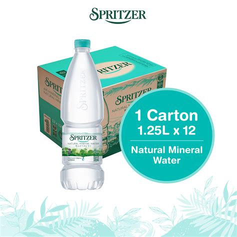 Spritzer Natural Mineral Water (1250ML X 12)-Spritzer Online: Shop