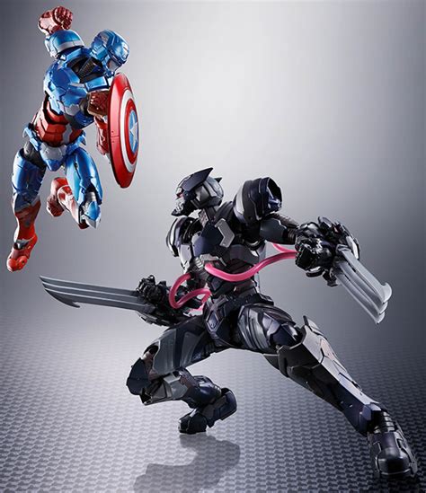 Venom Symbiote Wolverine Tech On Avengers Sh Figuarts Bandai