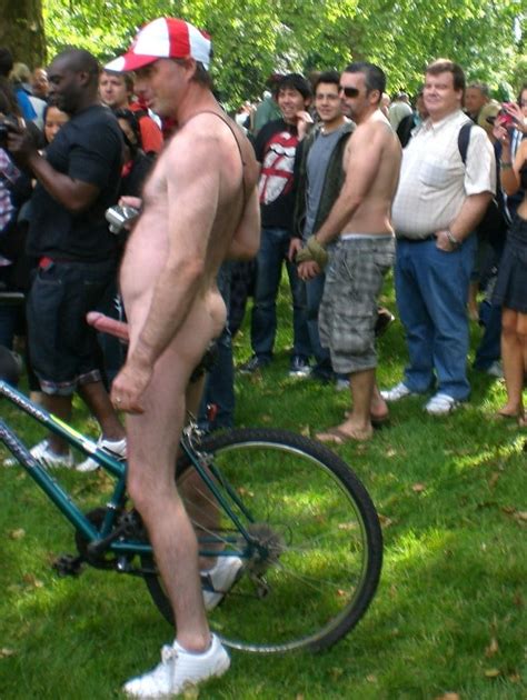Aroused Erections At The World Naked Bike Ride Porn Pictures