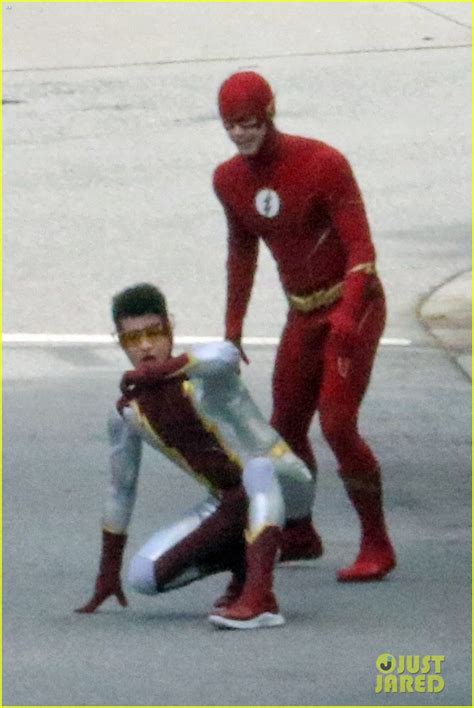 Jordan Fisher Gets Into Character As Impulse In First Set Photos From