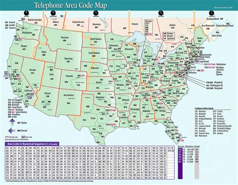 Florida Area Codes Map List And Phone Lookup Printable Area Code
