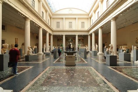 Greek Gallery In Metropolitan Museum Of Art Editorial Stock Photo