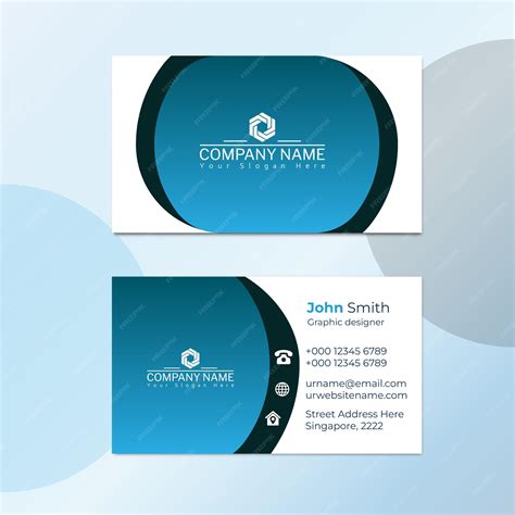 Premium Vector Professional Editable Business Card Layout Design