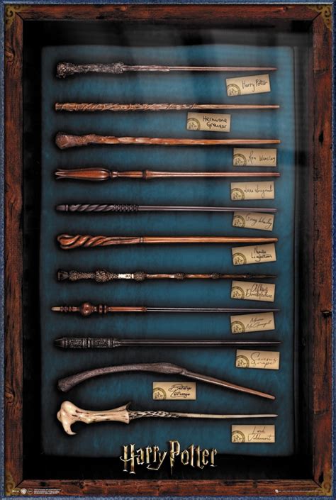 Dragon species in harry potter. Harry Potter - Framed Movie Poster Print (The Wands of The ...