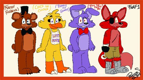 Fnaf Sketch Old And New 12 By Panchito15 On Deviantart