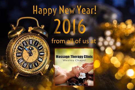 Happy New Year ~ Massage Therapy Clinic Wesley Chapel