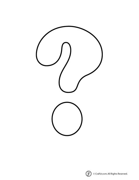 Question Mark Coloring Download Question Mark Coloring For Free