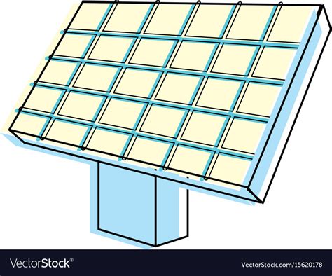 Solar Energy Element To Ecologycal Care Royalty Free Vector