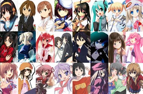Anime Characters Heres A List Of The 25 Female Anime