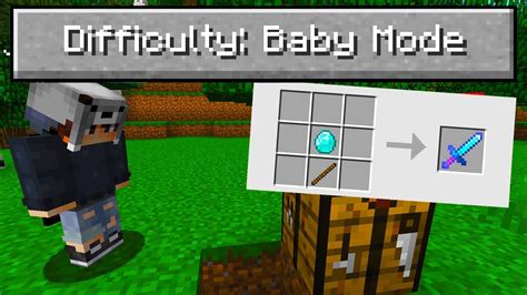 3 Noobs Spelen Baby Mode In Minecraft👶 Youtube