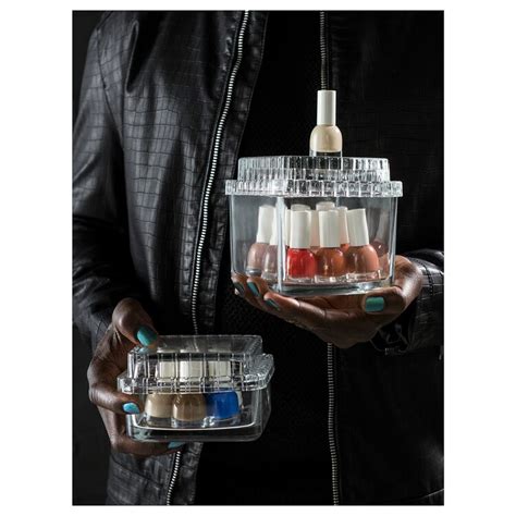 Sammanhang Glass Box With Lid Clear Glass Find It Here Ikea