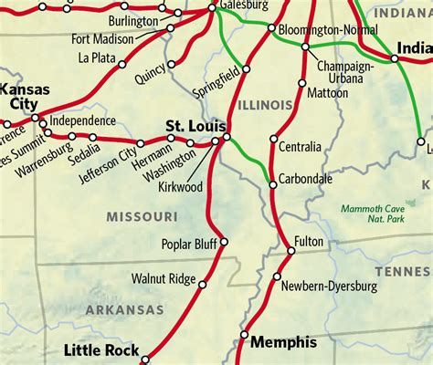 A Passenger Rail Network For St Louis Nextstl