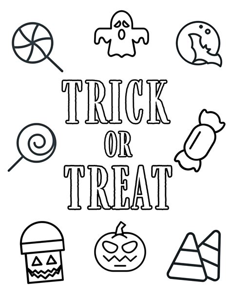 Halloween Coloring Pages Free Printable Printable Templates