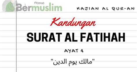 Detail Surat Al Fatihah Ayat Beserta Artinya Koleksi Nomer