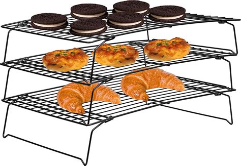 Aoraem Stackable Baking Cooling Rack Stainless Steel Tiers Baking