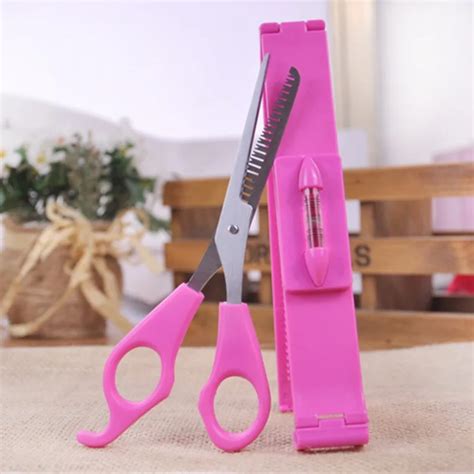 3 Pcs Hairdressing Scissors Set Diy Bangs Cutting Regularthinning