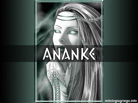 Ananké Diosa Griega De La Necesidad Y La Compulsión
