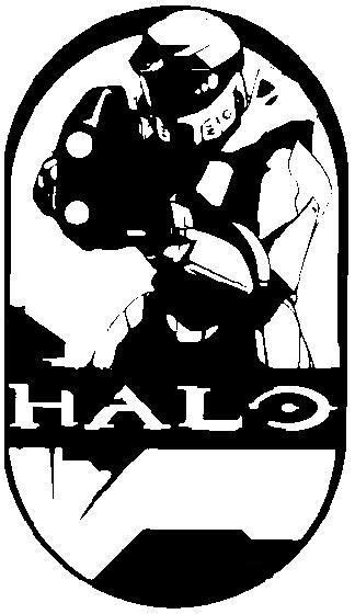 Halo Shirt Stencil Halo Master Chief Spray Paint Stencils Vinyl Sticker
