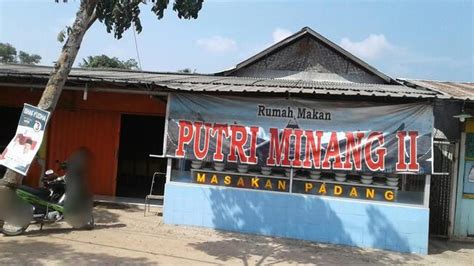 Menu at RUMAH MAKAN PUTRI MINANG II restaurant, Karya Jaya