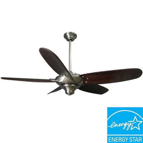 Hampton bay ceiling fans are the house brand of home depot. Hampton Bay Altura 56 in. Brushed Nickel Ceiling Fan 69156 ...
