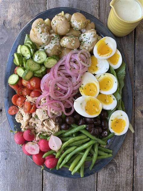 Niçoise Salad With Creamy Chive Citrus Dressing Nocrumbsleft