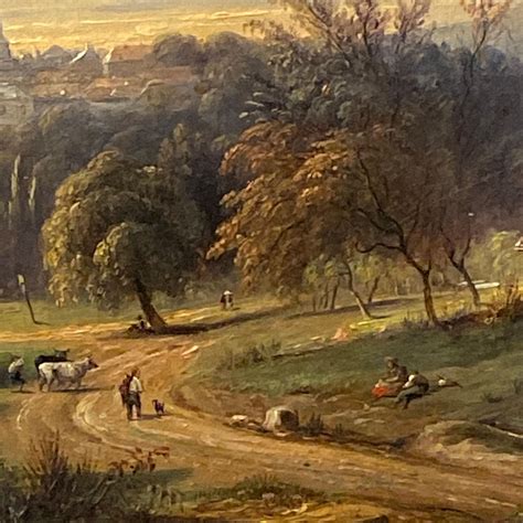 Mid 19th Century Landscape Oil On Canvas Painting Paintings And Prints
