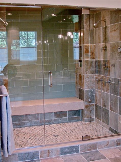 Bathroom Large Subway Tile Shower Design, Pictures, Remodel, Decor and