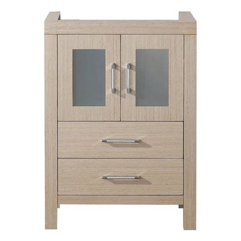 You should think through, first off all size, just chose right specific one of the smaller sizes for bathroom vanities starts with under 24 inches for the width of the countertop. Shop Virtu USA Dior 24-inch Light Oak Single Sink Cabinet ...