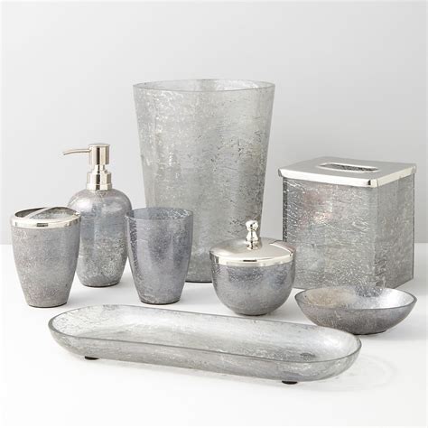 Bath sb1 grey bath accessory sets c grey bath accessory sets if you re looking for bath accessory sets for sale online wayfair has several snug spout cover in grey 3 sprouts hooded towel in grey raccoon. Paradigm Trends Lava Grey Bath Accessories | Bloomingdale's