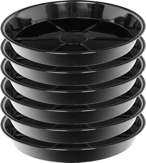 Afrine 6 Pack Plant Saucer Drip Tray 4 5 6 8 9 10 12 14