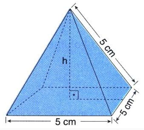 Uma Pirâmide Possui Base Formada Por Um Triângulo Retângulo Askschool