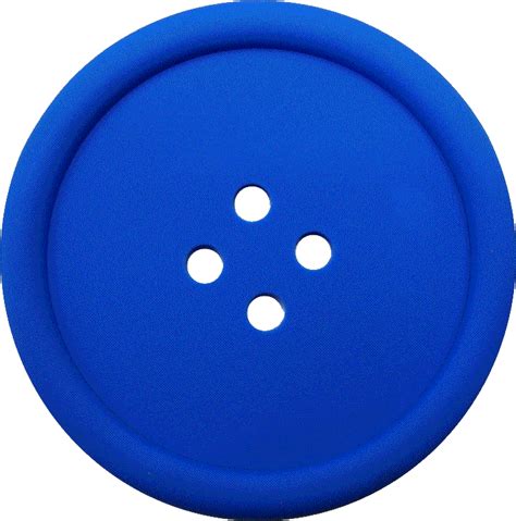 Blue Sewing Button With 4 Hole Png Image Purepng Free Transparent