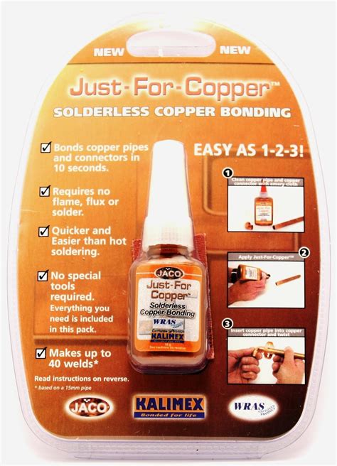 Jaco Just For Copper Solderless Bonding Solution 10g Jfc010amz