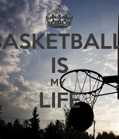 Basketball Is My Life Poster Bimo Keep Calm O Matic