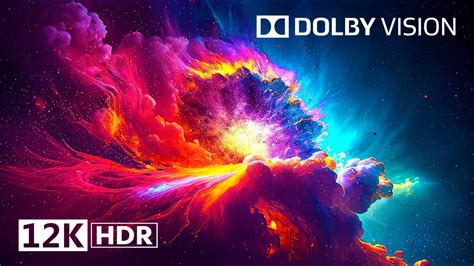 colors in dolby vision™ · 12k hdr 60 fps · dolby atmos audio youtube