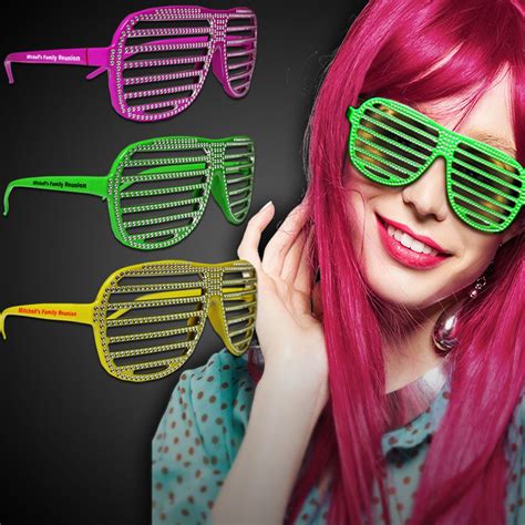 neon sparkle slotted eyeglasses sunglasses eyeglasses and masks