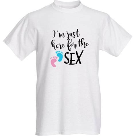 Mens Im Just Here For The Sex Gender Reveal Dad Etsy