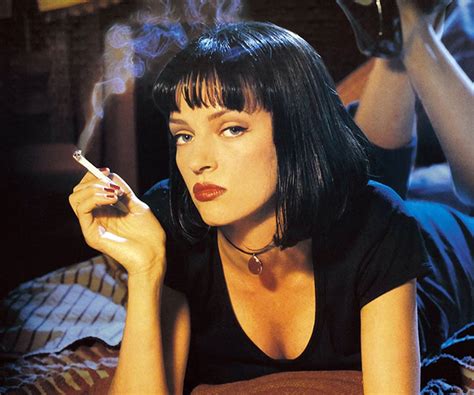Uma Thurman As Mia Wallace In Pulp Fiction 1994 OldSchoolCool