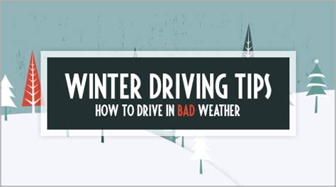Winter Driving Tips Infographic Tw White And Sons